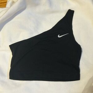 Frankie collective one shoulder Nike top